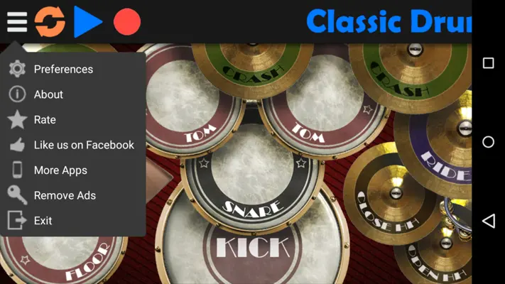 Classic Drum android App screenshot 0